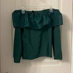 J Crew Off the Shoulder Top